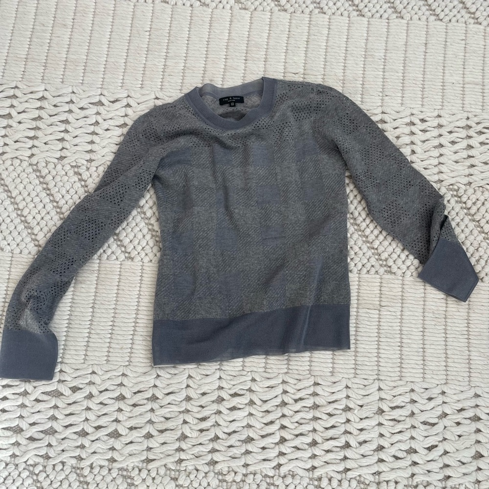 Rag & Bone Women’s Gray Long Sleeve Top